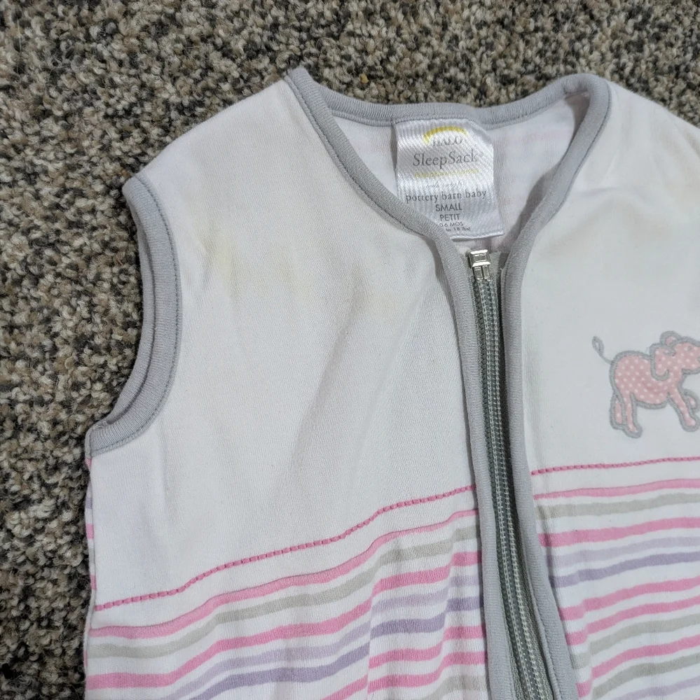 Halo Sleepsack for Babies Pink Cotton‎ Lightweight size Small 0-6mo